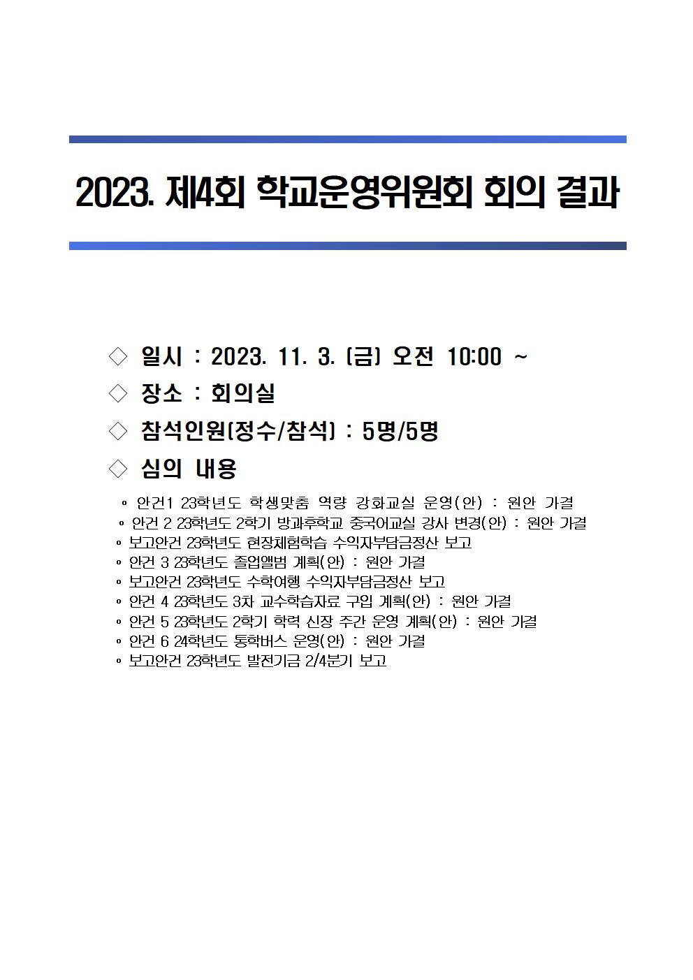 2023 제4회 학교운영위원회 회의결과(공개용)001.jpg